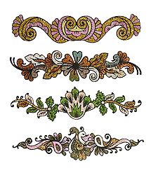 Set of 4 Glitter Bracelet Tattoos