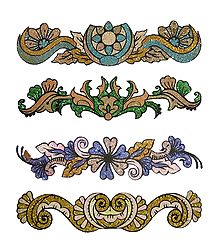 Set of 4 Glitter Bracelet Tattoos