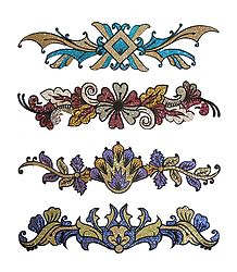 Set of 4 Glitter Bracelet Tattoos