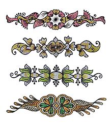 Set of 4 Glitter Tattoos