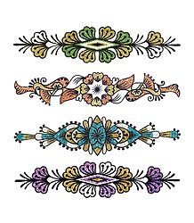 Set of 4 Glitter Tattoos