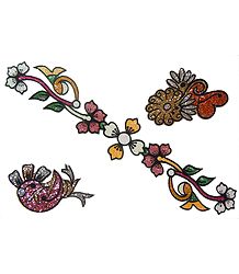 Set of 3 Multicolor Glitter Tattoos