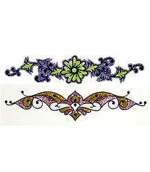 Set of 2 Glitter Bracelet Tattoo