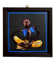 Man Playing Dholak - Wall Hanging
