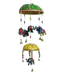 Decorative Door Hanging with Cute Animals and Beads