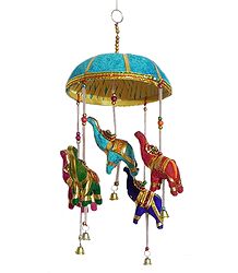 Decorative Door Hanging with Cute Animals and Beads