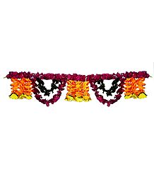 Cloth Flower Door Toran