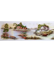 An Indian Village Scene