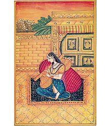 Ragini Gujari Manifesting as Khandita Nayika (Also Known as Ragini Deepika)