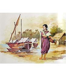 Fisher woman from Maharashtra