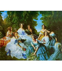 Victorian Ladies in an Outing