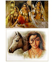 Indian Women - Set of 2 Posters