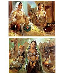 Indian Women - Set of 2 Posters