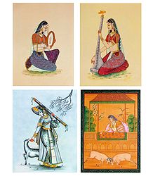 Ragini - Set of 4 Posters