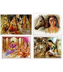 Indian Women - Set of 4 Posters