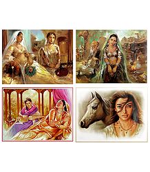 Indian Women - Set of 4 Posters