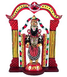 Lord Venkateshwara - Kondapalli Doll