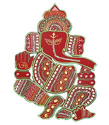 Decorative Lord Ganesha - Wall Hanging