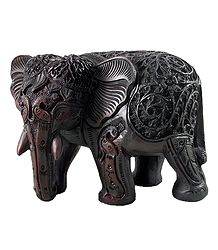 Stone Dust Carved Elephant