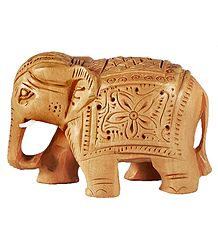 Wood Carved Elephant