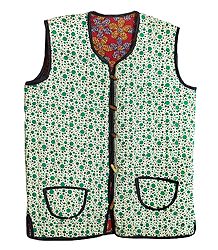 Quilted Reversible Printed Ladies Jacket
