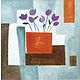 Set of 4 Flowers and Abstract Posters