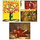 Flowers and Chillies - Set of 3 Abstract Posters
