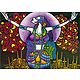 Set of 4 Multicolor Abstract Posters
