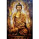 Lord Buddha and Amprapali Finds Peace in Buddha - Set of 2 Posters
