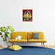 White Tara with Umbrella - Unframed Thangka Poster - Reprint on Paper