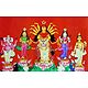 Mahakaleshwar Jyotirlinga, Durga and Balaji - Set of 3 Posters