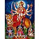 Bhagawati, Durga and Krishna Posters - Set of 4 Unframed Posters