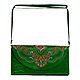Green Bag with Kantha Stitch