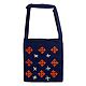 Gujrati Embroidery Blue Shoulder Bag with One Zipped Pocket