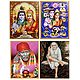 Shiva Parvati and Shirdi Saibaba - Set of 4 Posters