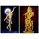 Chaitanyadev and Lord Krishna - Set of 2 Posters