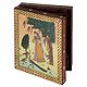 Ragini Kakubha - Jewelry Box with Gemstone Painting