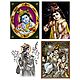 Krishna and Radha Krishna - Set of 4 Posters