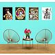Krishna and Radha Krishna - Set of 4 Posters