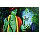 Animal Lover Krishna and Radha Krishna - Set of 4 Posters
