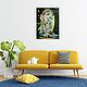 Radha Krishna - Poster with Glitter
