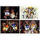 Radha Krishna - The Divine Lovers - Set of 4 Posters