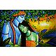 Animal Lover Krishna and Radha Krishna - Set of 4 Posters