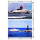 Vivekananda Rock Memorial and Thiruvalluvar Statue at Kanyakumari - Set of 2 Laminated Poster