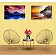 Tatra National Park, Slovakia and Sunset on the Beach - Set of 2 Posters