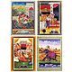King with His Concubines and Hunter - Set of 4 Unframed Posters