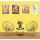 Indian Beauties and Sufi Singer - Set of 4 Posters