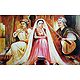 Musicians, Rajasthani People and Ladies in Front of Beautiful House - Set of 3 Posters