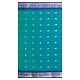 Cyan Blue Synthetic Saree with Dark Blue Border and All-Over Zari Boota