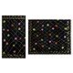 Hand Painted Black Cotton Saree with Print Border